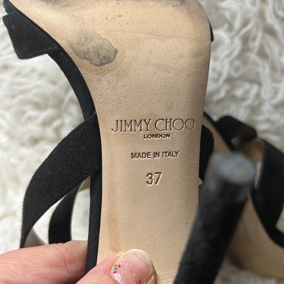 Jimmy Choo LOTTIE Size: 7 OSUE 028 Black - Picture 4 of 6